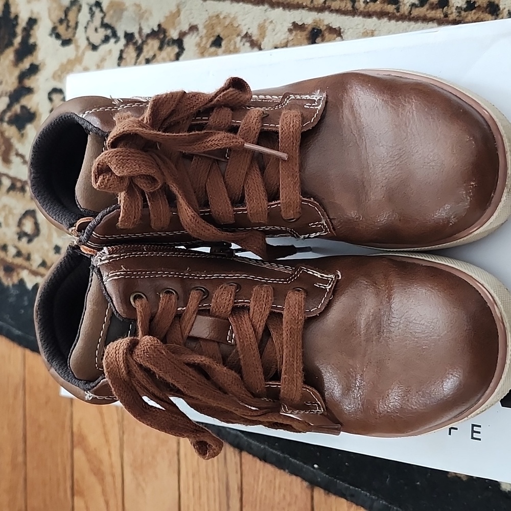 Sonoma Britpunk Casual Sneaker Boots w/zipper; Size:13, Cognac - Picture 3 of 13